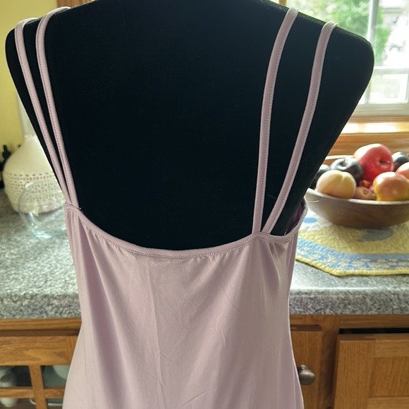Lilac purple ruched dress NWOT - Picture 6 of 7
